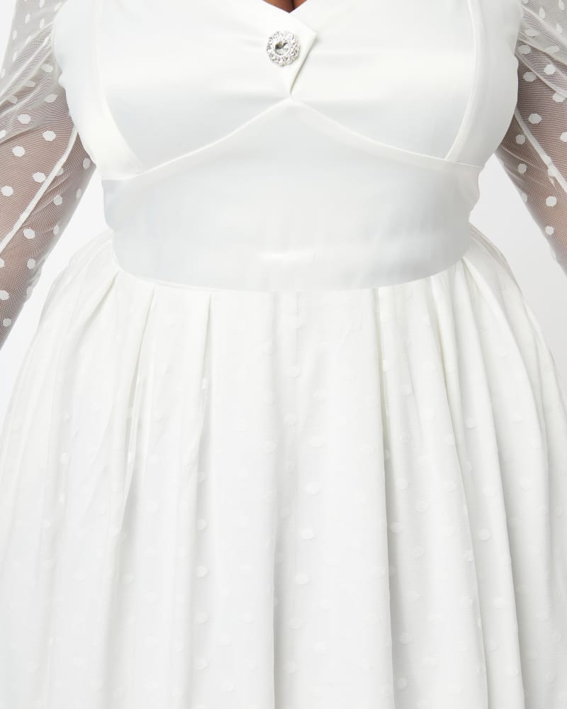Bridal on sale swing dress